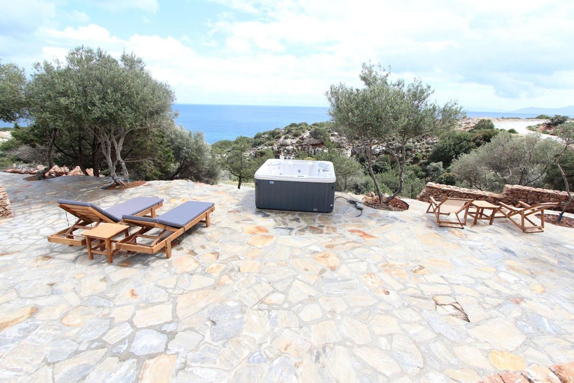 Villa Rouvis With Outdoor Hot Tub Ligaridia Luaran gambar